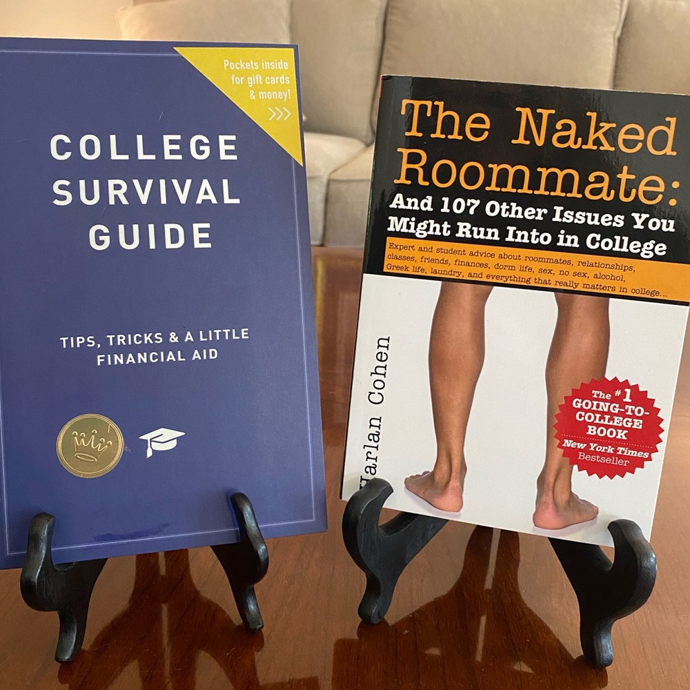 2 Books for college - The Naked Roommate, Harlan Cohen & College Survival Guide
